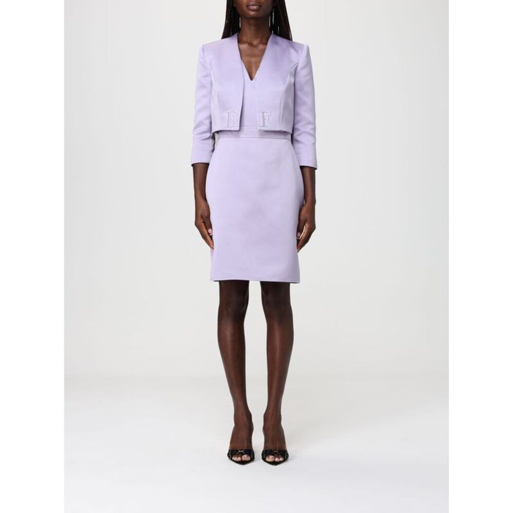 Elisabetta Franchi Women Elisabetta Franchi Duchesse Dress With Crop Jacket